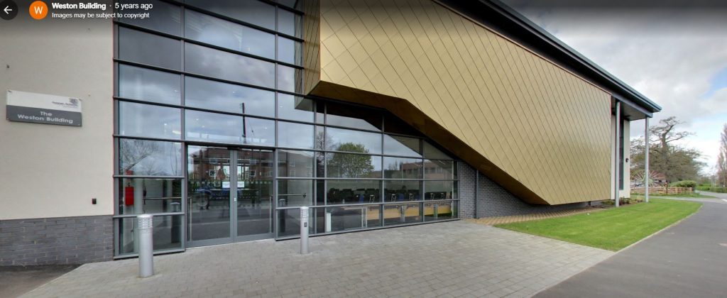 Weston Building within Harper Adams University frontage to Caynton Road. - NPC - Newport Photographic Club