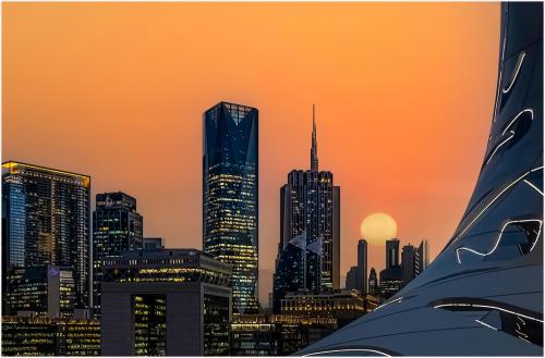 View of Dubai from the Museum by Maria Macklin